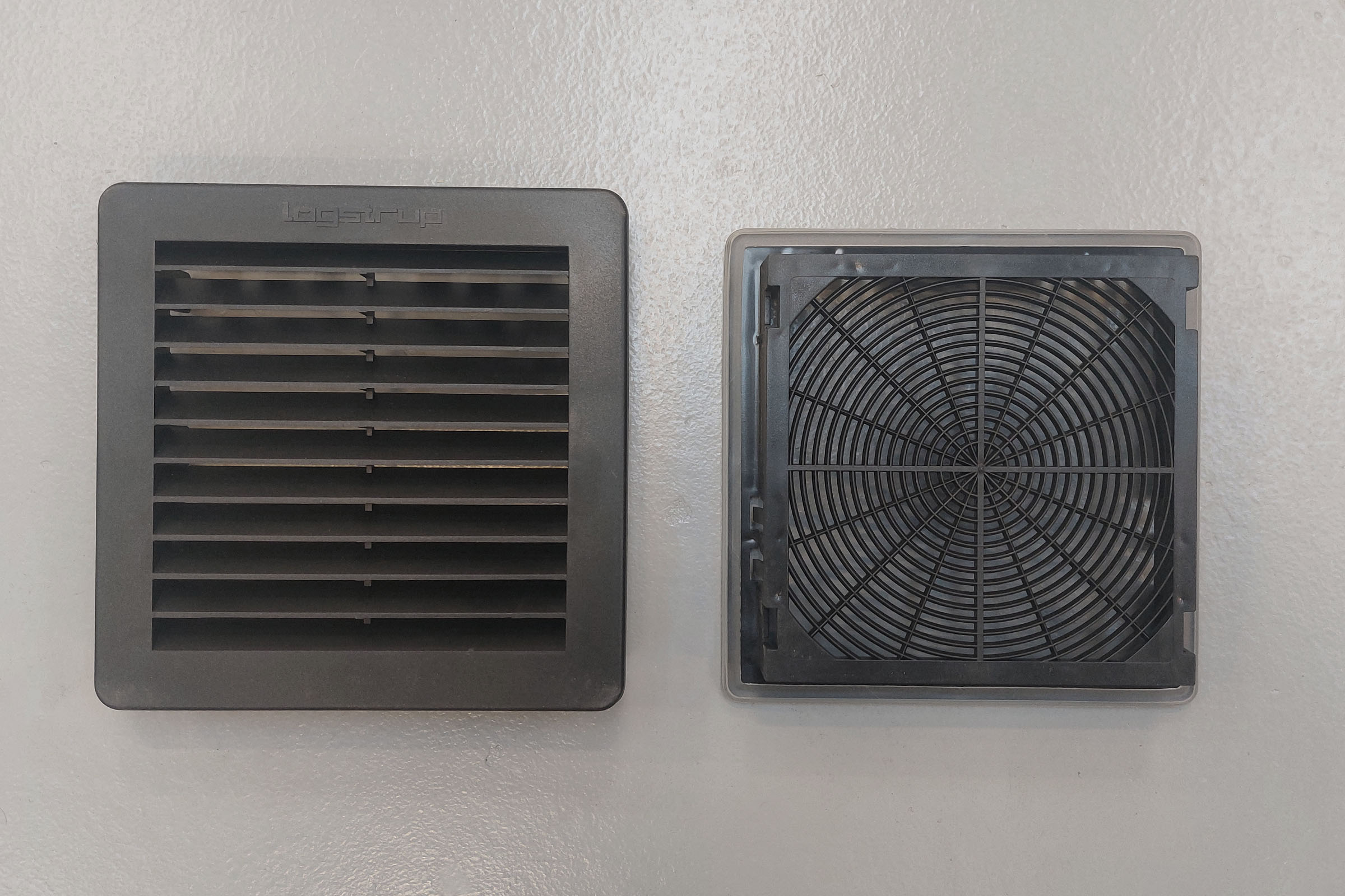 Louvres for Logstrup modular system provide natural ventilation within the enclosures