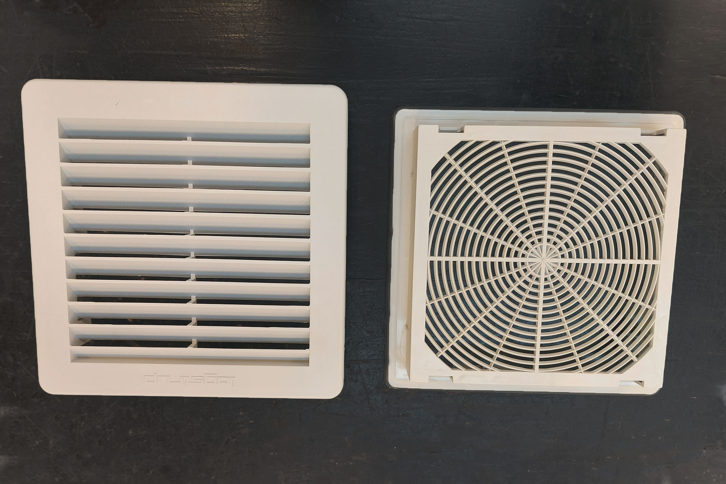 Louvres for Logstrup modular system provide natural ventilation within the enclosures