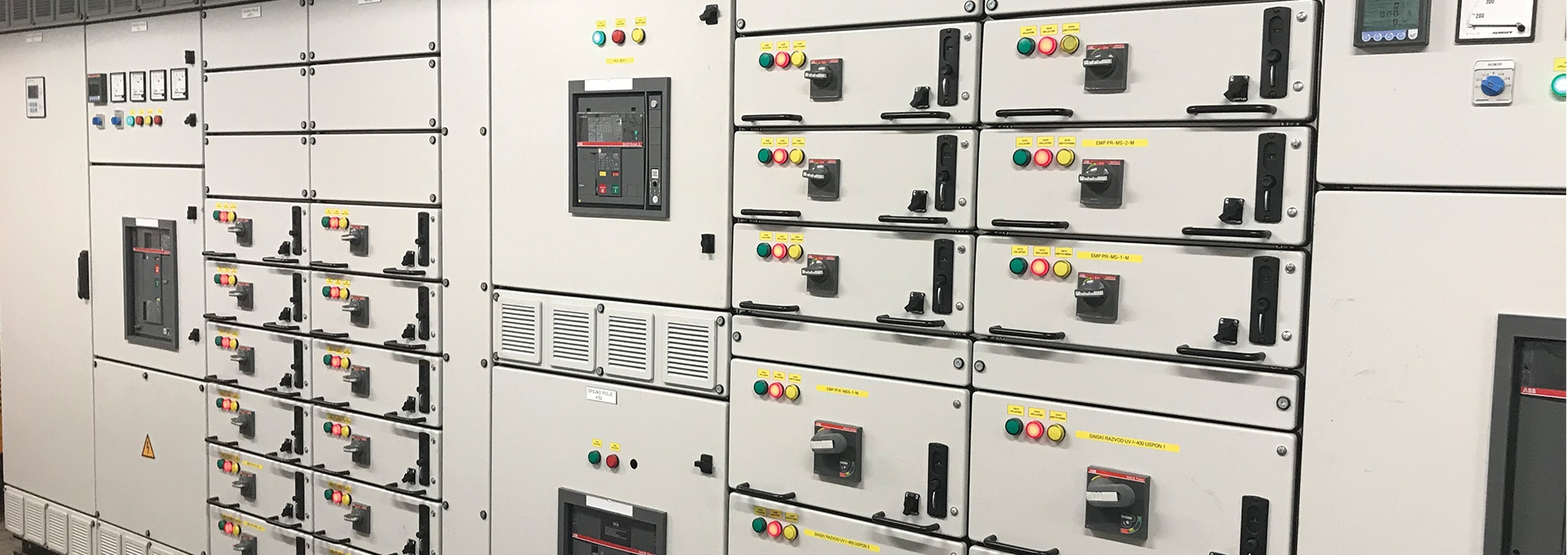 Logstrup manufactured a customised electrical switchboard for the national bank of Serbia