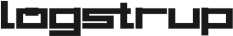 Logstrup logo black