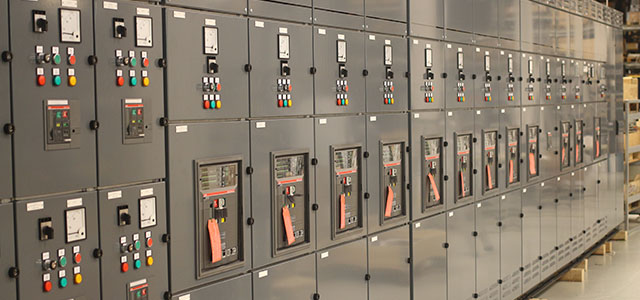 Black Logstrup low voltage electrical Switchboard