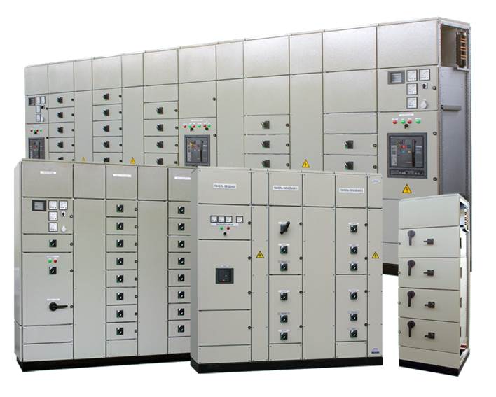 combined 4 pictures of the Logstrup Modular system, Switchboard