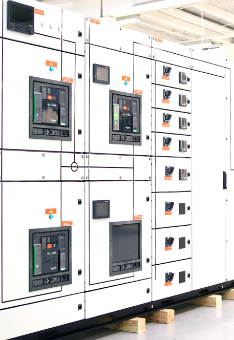 Whit low voltage electrical Switchboard