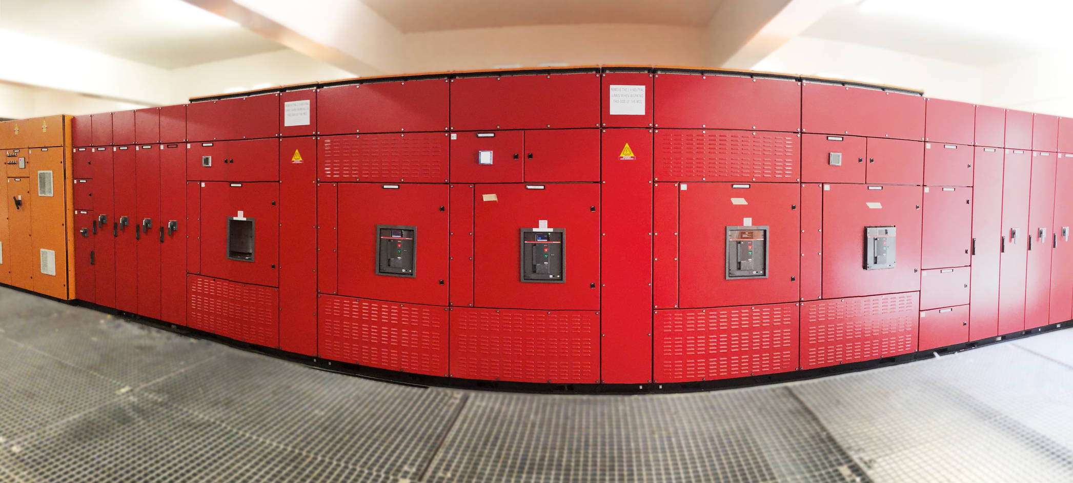 Logstrup modular Switchboard and Switchgear in red