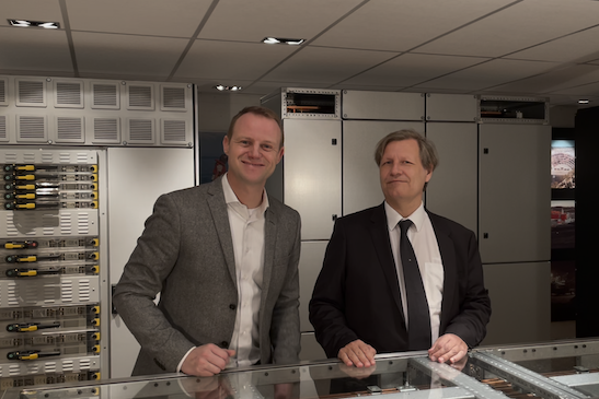 Morten and carsten at the showroom 2021 smaller version Carsten Christiansen for SMM 2021