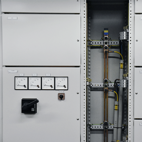 Cabinet for cabels in switchboard - case storebælt
