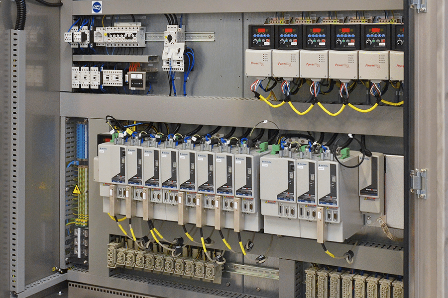 Control panel in Logstrup low voltage switchboard