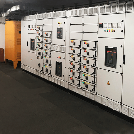 Logstrup manufactured a customised electrical switchboard for the national bank of Serbia