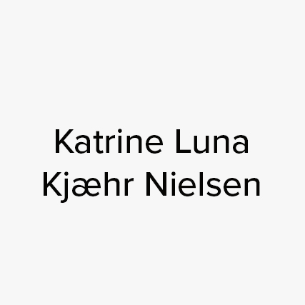 Katrine Luna Kjæhr Nielsen Marketing Assistant Logstrup Global Sales Katrine Luna Kjæhr Nielsen Marketing Assistant Logstrup Global Sales