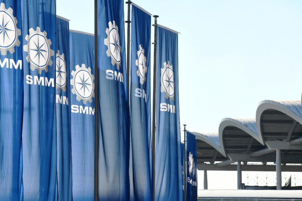 Les drapeaux du SMM logstrup vont au smm hamburg 2022