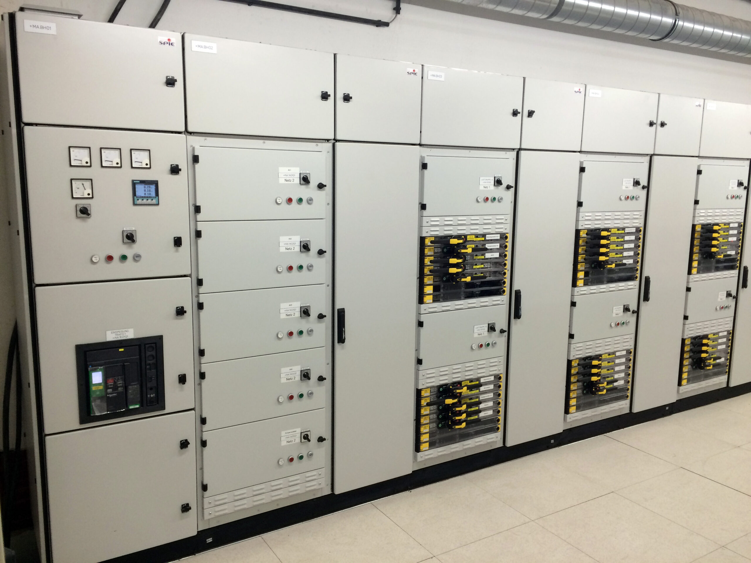 low-voltage main distribution systems